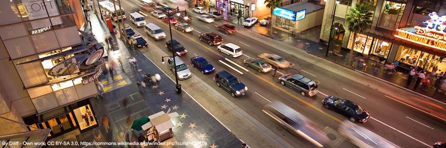 Los Angeles: The Hollywood Walk of Fame - Credit: By Diliff - Own work, CC BY-SA 3.0